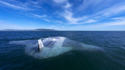 Manta Ray UUV Prototype Completes Full-Scale Testing at NBVC Point Mugu Sea Range
