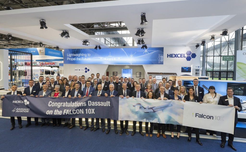 Hexcel and Dassault Aviation Celebrate Falcon  10X Roll‑Out, Strengthening a Long‑Term Partnership